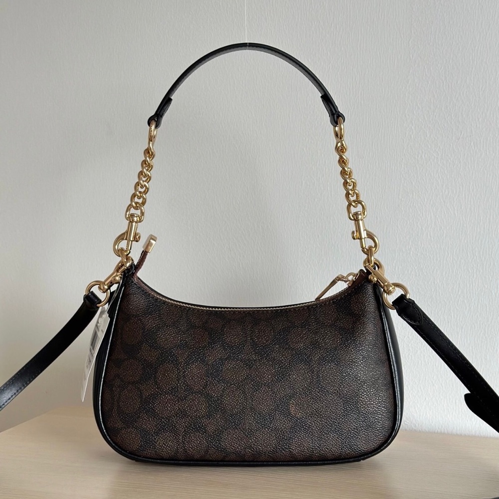 coach Teri Shoulder Bag In Signature Canvas - Picture 2 of 7